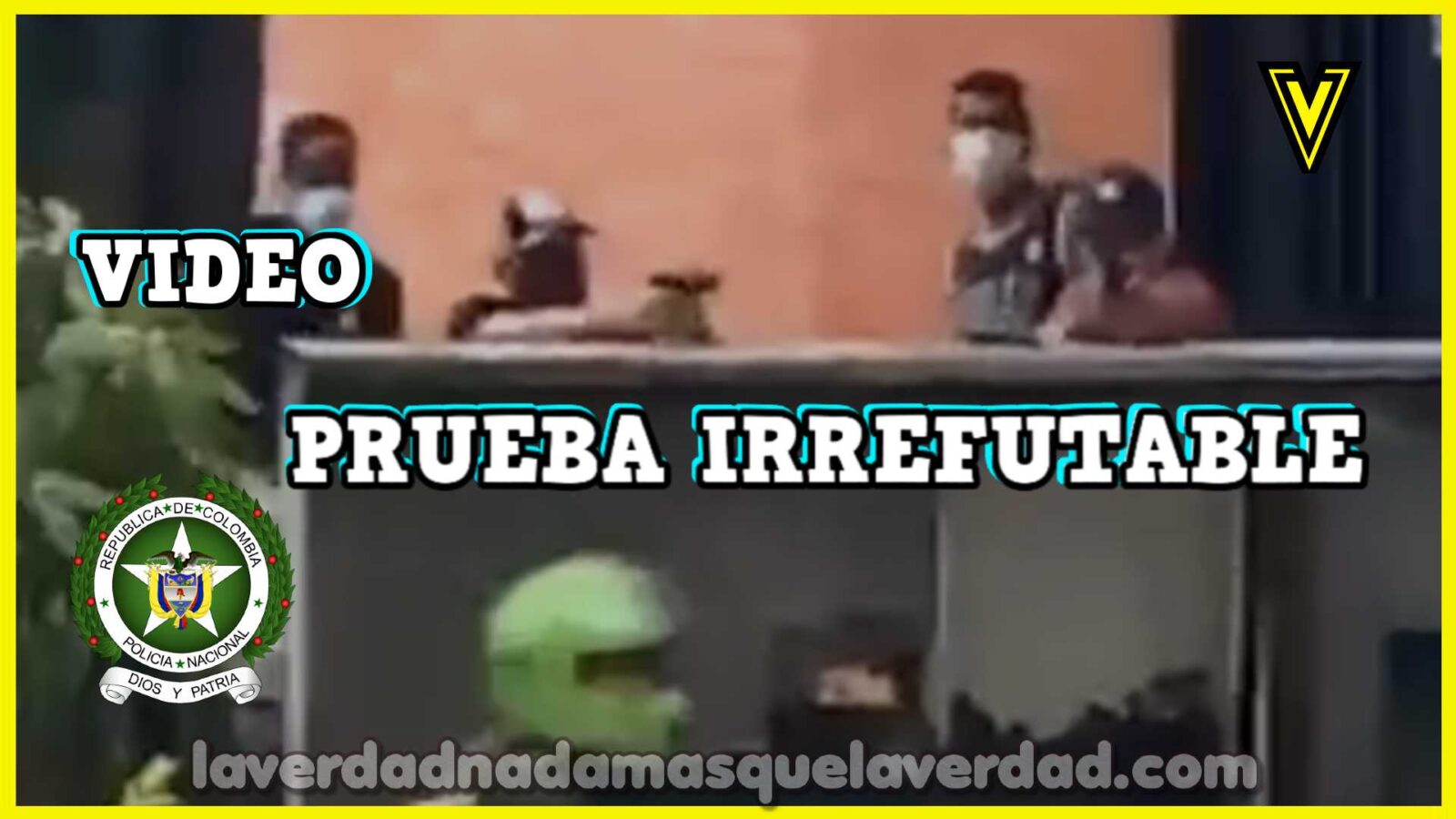 POLICIA DE COLOMBIA ASESINA EN VIDEO