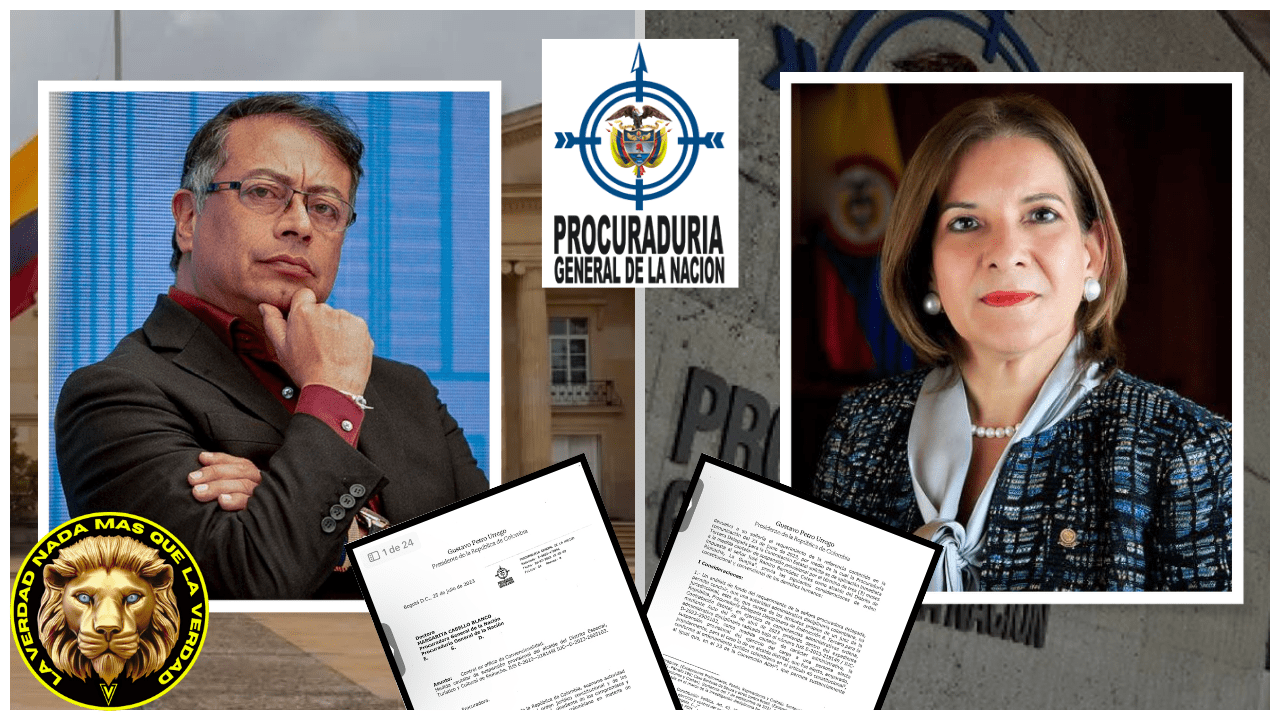 PRESIDENTE PETRO Y MARGARITA CABELLO CHOQUE DE TRENES