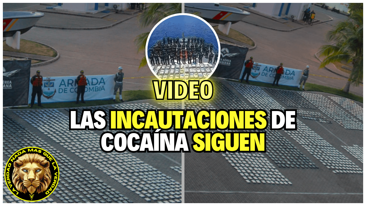 Y LAS INCAUTACIONES SIGUEN - 3 TONELADAS DE COCA INCAUTADAS