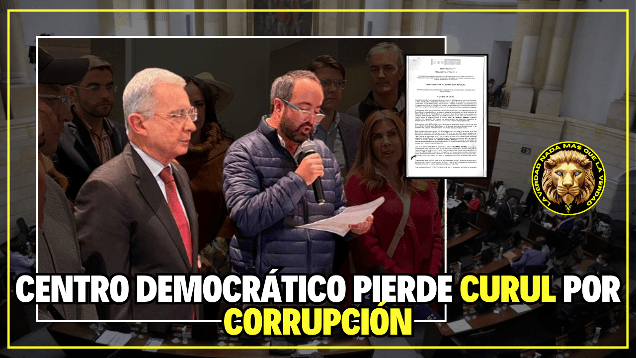 CENTRO DEMOCRÁTICO PERDIÓ SU CURUL POR CORRUPCIÓN