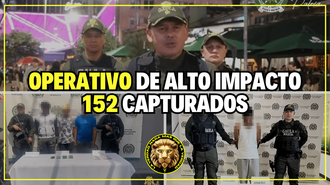 LOS MEGAOPERATIVOS SIGUEN POLICÍA CAPTURA 152 MIEMBROS DEL TREN DE ARAGUA Y CLAN DE GOLFO