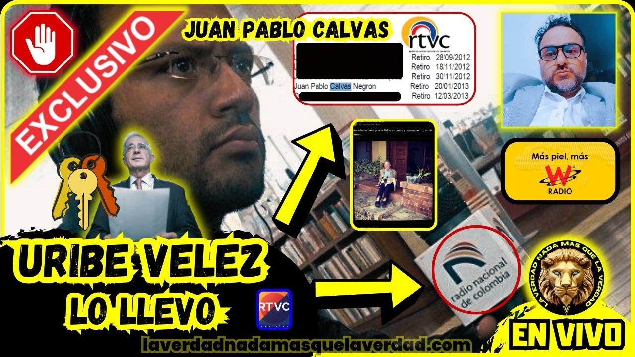 EN VIVO ✨EXCLUSIVO EL MILLONARIO CONTRATO DE JUAN PABLO CALVAS EN RTVC DE URIBE VELEZ 🔑 |✅