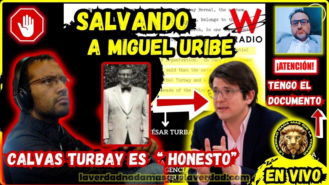 EN VIVO ✨JUAN PABLO CALVAS | SALVANDO A MIGUEL URIBE | EXPRESIDENTE TURBAY ES "HONESTO" | video |✅